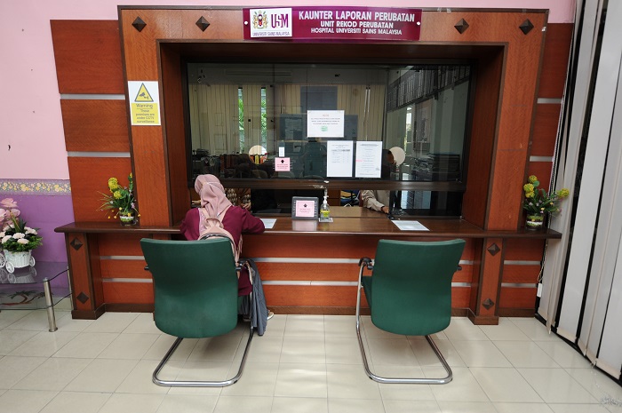 Kaunter Laporan Perubatan Unit Rekod Perubatan